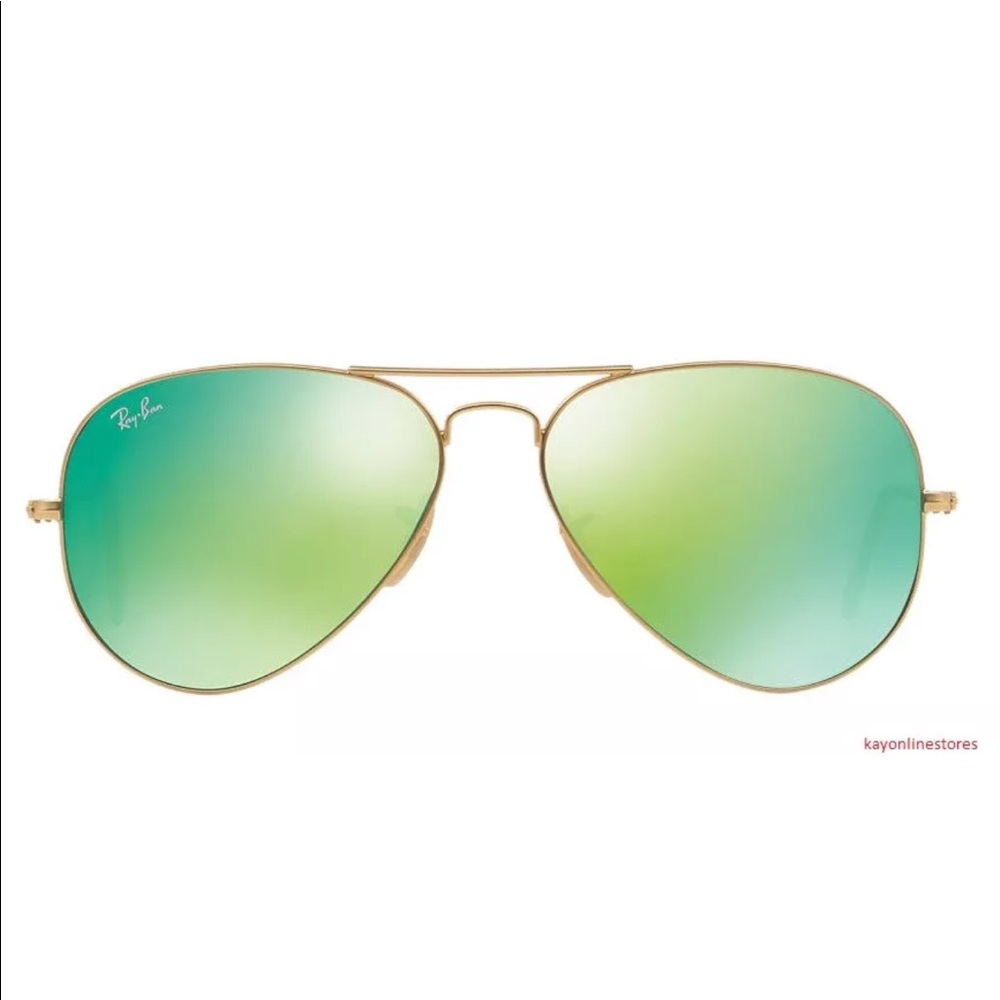Ray Ban 3025 112/68 Gold /Green Lenses Aviator